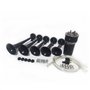YIYIDA Trompette musicale Dixie Haut - parleur air cornet 165db Car Horn Trompette d'air Klaxon de voiture noir à cinq tubes Cor