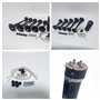 YIYIDA Trompette musicale Dixie Haut - parleur air cornet 165db Car Horn Trompette d'air Klaxon de voiture noir à cinq tubes Cor