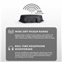 Movo Microphone USB de conférence MC1000 pour Ordinateur de Bureau et Portable avec Une portée de 180° / 6m Compatible avec Wind