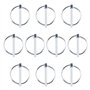 INCREWAY Lynch Lot de 10 goupilles de verrouillage en acier au carbone de 4
