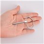 INCREWAY Lynch Lot de 10 goupilles de verrouillage en acier au carbone de 4,5 mm pour remorque, ferme, pelouse, argent