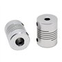 Redrex Accouplements Flexibles 5mm à 8mm en Aluminium NEMA 17 Coupleur d'arbre pour moteur pas à pas d'imprimante 3D RepRap ou M