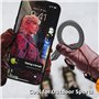 PETERONG Stylet Magnétique avec Anneau Support Téléphone Compatible avec MagSafe pour Tablette à Écran Tactile/Téléphones Portab