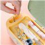 Kit de couture portable pour adultes, boîte à couture en plastique, aiguilles et fils, accessoires de couture et fournitures