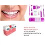 Kit de soins bucco-dentaires portables - Lot de 2 - Kit de voyage pour patients - Brossage interdentaire - Nettoyage de la bross