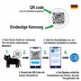 TECHNEE Médaillon identification radiofréquence anti-perte animal (Lot de 1)