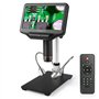 Linkmicro LM407 Microscope numérique à écran LCD pour adultes 270 x avec support en métal 1080 p pour réparation de PCB