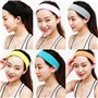 6 Pièces Bandeau de Sport pour Hommes et Femmes,Elastique Antidérapant Bandeau Cheveux Sueur Absorbant pour Sports