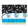 euroharry Ventilateur de refroidissement pour carte graphique 3 x 92 mm 2 pin, ventilateur GPU, ventilateur PCI, supporte l'inte