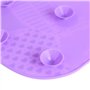 LEADSTAR 2 Pièces Tapis de Nettoyage de Brosse de Maquillage en Silicone avec Ventouse, Nettoyer les Pinceaux de Maquillage, Out