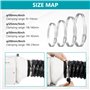 HG Power 200mm Colliers de Serrage Inox Lot de 2 Plage de Serrage 194-216 mm pour Fixer le Tuyau d'évacuation et le Ventilateur 