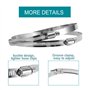 HG Power 200mm Colliers de Serrage Inox Lot de 2 Plage de Serrage 194-216 mm pour Fixer le Tuyau d'évacuation et le Ventilateur 