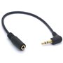 Tomost Rallonge de câble audio 3,5 mm mâle vers femelle - 20 cm