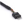 Câble adaptateur USB 3.0 vers 2.0 19 broches femelle vers USB 2.0 9 broches mâle convertisseur carte mère des ports Intel ASUS G