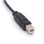 Tomost Imprimante coudée Micro USB OTG vers USB standard de type B pour scanner HD Extension disque dur (25 cm)