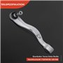 Frankberg 1x Bras de suspension Suspension de roue Essieu Avant Droite Compatible avec Série 5 E60 2003-2010 Série 5 Touring E61