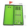 Kofull Cadeaux de Golf Stylo Golf Cadeau de Noël Golf Gadgets de Mini Clubs de Golf en Métal Souvenir d'un Parcours de Golf Styl