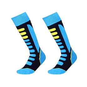 Barrageon 2 Paires Chaussettes de Ski Garçon Fille Thermique Chaude pour Ski