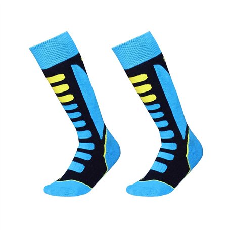 Barrageon 2 Paires Chaussettes de Ski Garçon Fille Thermique Chaude pour Ski