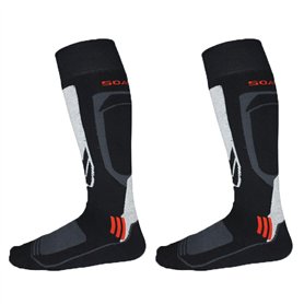 Barrageon 2 Paires Chaussettes de Ski Homme Femme Thermique Chaud pour Ski