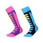 Barrageon 2 Paires Chaussettes de Ski Garçon Fille Chaude pour Ski