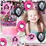 XNAUVOI 32 Pcs Monster Décorations de Gâteaux, Monster de Fête de Ballon, Fournitures de Anniversaire Thème Monster pour Enfants