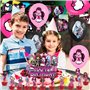 XNAUVOI 32 Pcs Monster Décorations de Gâteaux, Monster de Fête de Ballon, Fournitures de Anniversaire Thème Monster pour Enfants