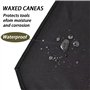 KAIYAYA Sac à Couteaux de Chef Portable Pochette Couteau avec 7 Ompartiments Sacoche à Couteaux pour Couteaux de Cuisine Sac à C
