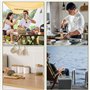 KAIYAYA Sac à Couteaux de Chef Portable Pochette Couteau avec 7 Ompartiments Sacoche à Couteaux pour Couteaux de Cuisine Sac à C