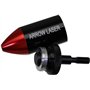 MAYMOC 16MM arbalète tir à l'arc flèche Outil de visée à alésage Rouge se visse sur des flèches avec 2 Jeux de Piles