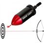 MAYMOC 16MM arbalète tir à l'arc flèche Outil de visée à alésage Rouge se visse sur des flèches avec 2 Jeux de Piles