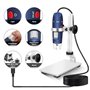 Microscope numérique USB Camera, Jiusion 40-1000X Portable Grossissement Endoscope 8 LED avec Adaptateur Professionnel, Support 
