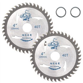 SI FANG Lot de 2 lames de scie circulaire TCT de 110 mm