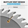 SI FANG Lot de 2 lames de scie circulaire TCT de 110 mm, arbre de 20 mm x 40 dents, disque de coupe spécial pour bois, bois dur 