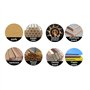SI FANG Lot de 2 lames de scie circulaire TCT de 110 mm, arbre de 20 mm x 40 dents, disque de coupe spécial pour bois, bois dur 