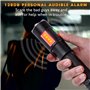 Mccc Sécurité autodéfense LED Lampe de poche avec 120dB Personnel Alarme sonore pour d'urgence, Ultra Lumineux 600 lumens lampe 