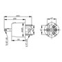 Woqi WQWJ Kit de Direction hydraulique avec Pompe à Casque, Cylindre Compact, Tube pour Moteur Diesel jusqu'à 150hp