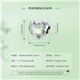 Charms pendentifs pour bracelets Pandora - Pendentif papillon vert en argent sterling 925, bijoux cadeaux pour femmes