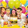 Lot de 8 paires de lunettes de soleil fantaisie hawaïennes pour enfants et adultes - Décorations de fête hawaïennes - Lunettes e