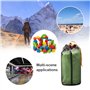 HLIWS 2 PCS Noir Sac Filet de Nylon, Ultralight Sacs Maille, Petit Sac Cordon de Rangement, Camping Randonnée Pochette (S+M)