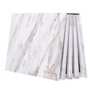 Allwon 4 - layer Book Marble Magnetic Palette large empty Vanity Palette Storage Box for Eye Shadow Lip blush Red Powder (White)