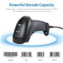 NETUM Lecteur Code à Barres Barcode Scanner à Laser Douchette Optique de Haute Vitesse avec USB Filaire à Longue Portée Indicate