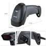 NETUM Lecteur Code à Barres Barcode Scanner à Laser Douchette Optique de Haute Vitesse avec USB Filaire à Longue Portée Indicate