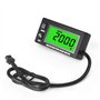 Runleader Compteur horaire auto-alimenté Tachymètre Voltmètre à batterie