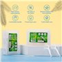 LAOYE Fils Dentaire 300 PCS Porte Fil Dentaire, Lot de 6 Dental Floss Cure Dent Fils Dentaires pour Nettoyage Dentaire Enfant Ad