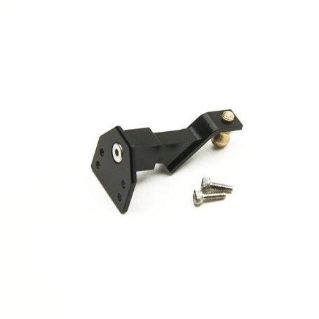 AXspeed Chargeur monté sur Boule Crochet de Manille Crochet Attelage remorque pour 1/10 RC Crawler Car SCX10 D90 Noir