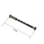 M4 Vis en acier Noir Lot de 4 boulons de connexion universels avec manchons de fixation M4 Noir