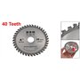 sourcing map Alliage ton argent 40D 110mm lame scie diam coupe menuiserie