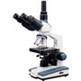 Microscope trinoculaire de laboratoire à LED 40X-2500X avec scène mécanique 3D à 2 couches