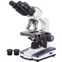 AmScope B120C-E1 Microscope binoculaire numérique à LED grossissement 40 x -2500 x avec platine 3D et appareil photo USB 1,3 Mpx